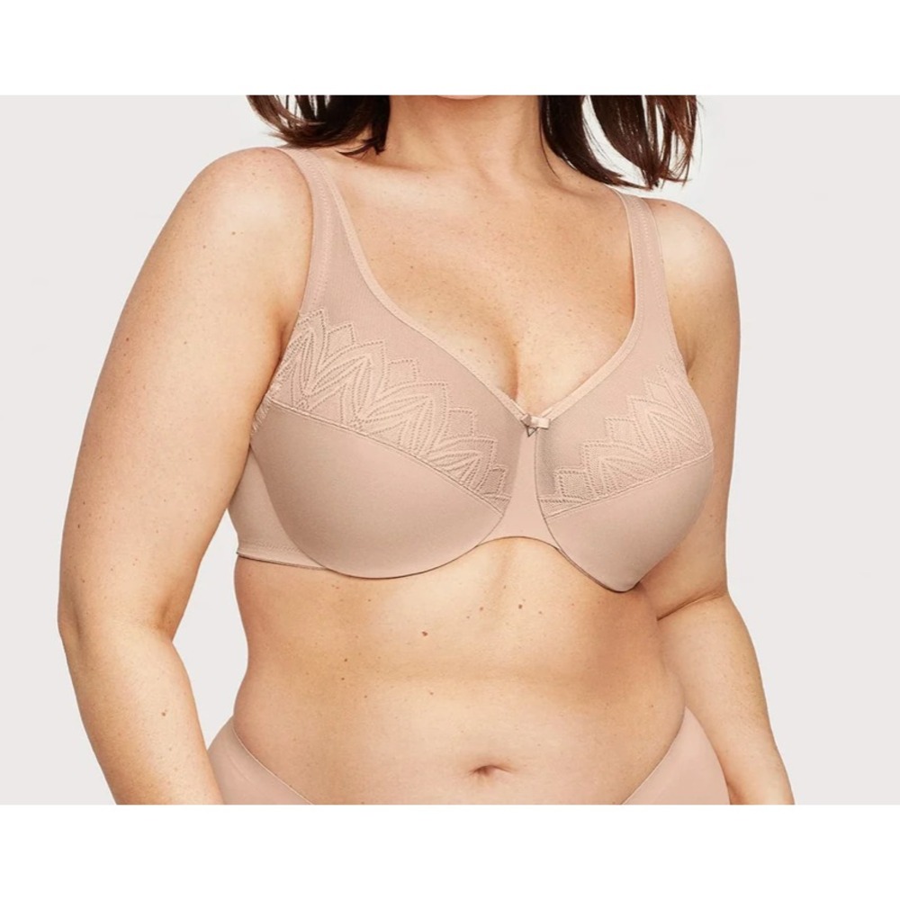 Glamorise Cafe Beige Nude WonderWire Minimizer Bra #9003 36G NEW NWOT Flawed - Picture 1 of 15